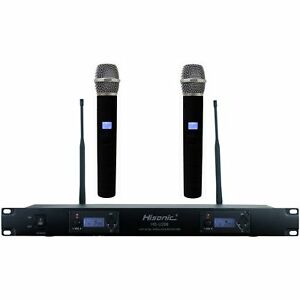 Hisonic HSU200H Dual UHF 100-Ch Wireless Microphone System