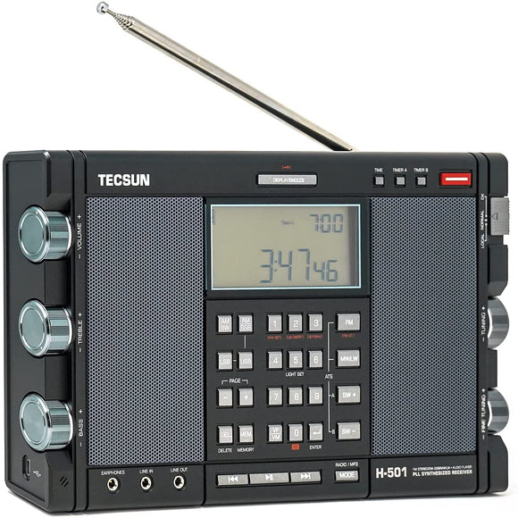 Tecsun H501 Digital Worldband AM/FM Shortwave Longwave Radio with