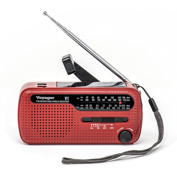Kaito KA220W Radio digital de bolsillo AM/FM con despertador y temporizador  de sueño, color blanco