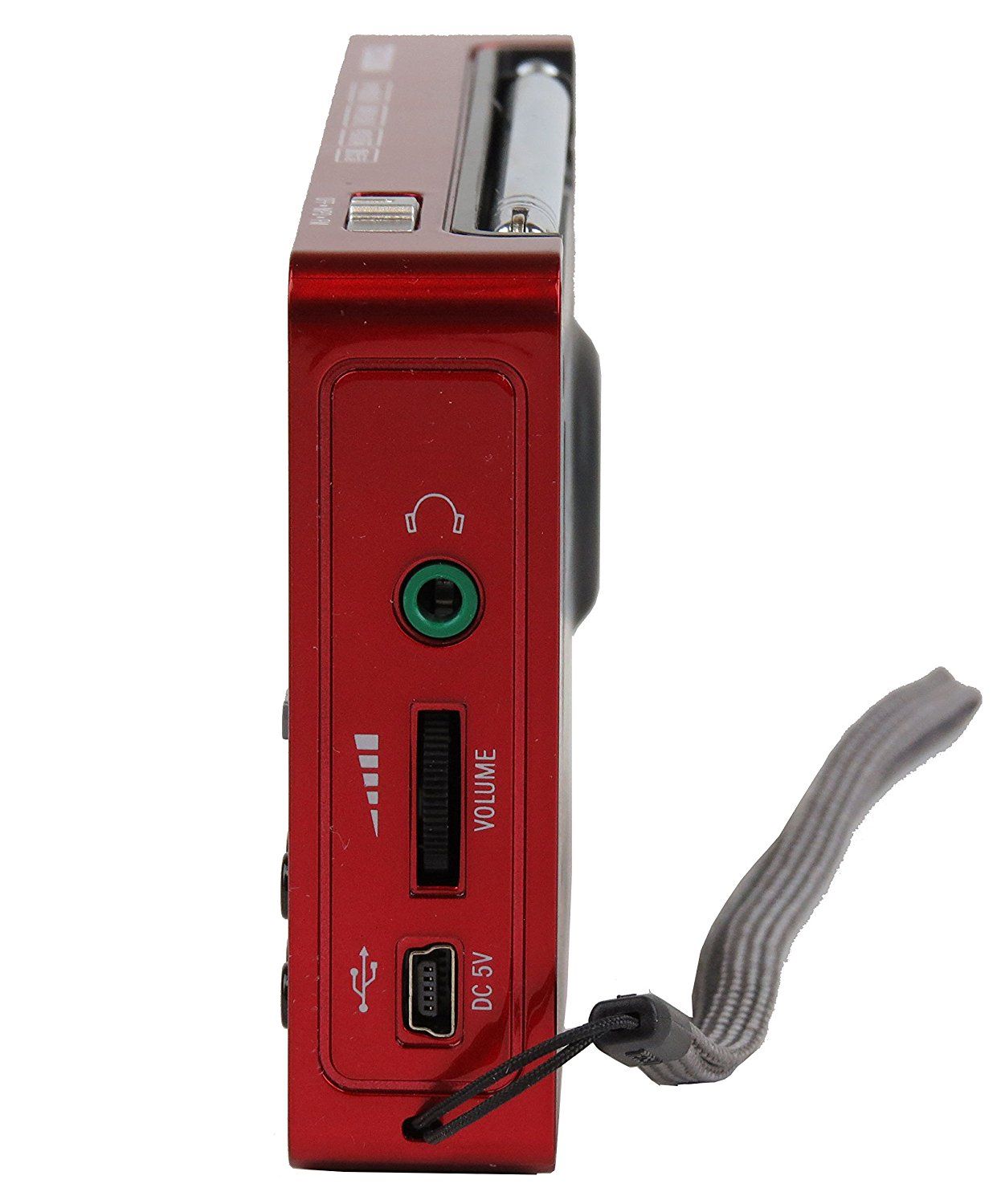 Radio CD portátil Sunstech CRUSM400 Rojo USB MP3 Digital