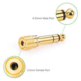 Kaito 6.35mm to 3.5mm audio adapter (2 Pieces)